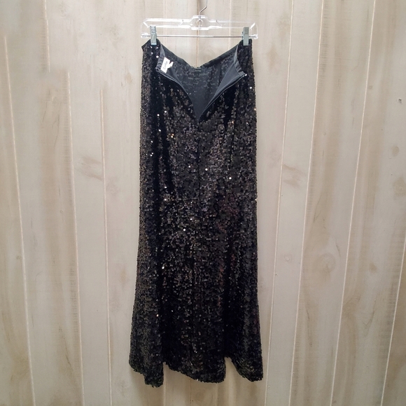 Calvin Klein Sequin Maxi Skirt Size 10 -Like NEW - Picture 6 of 14